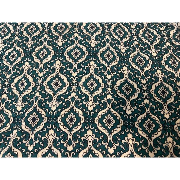 NWT Daniel Rainn Women’s Ari V Neck Sweater Medallion Size Large Teal Blue - Picture 2 of 6